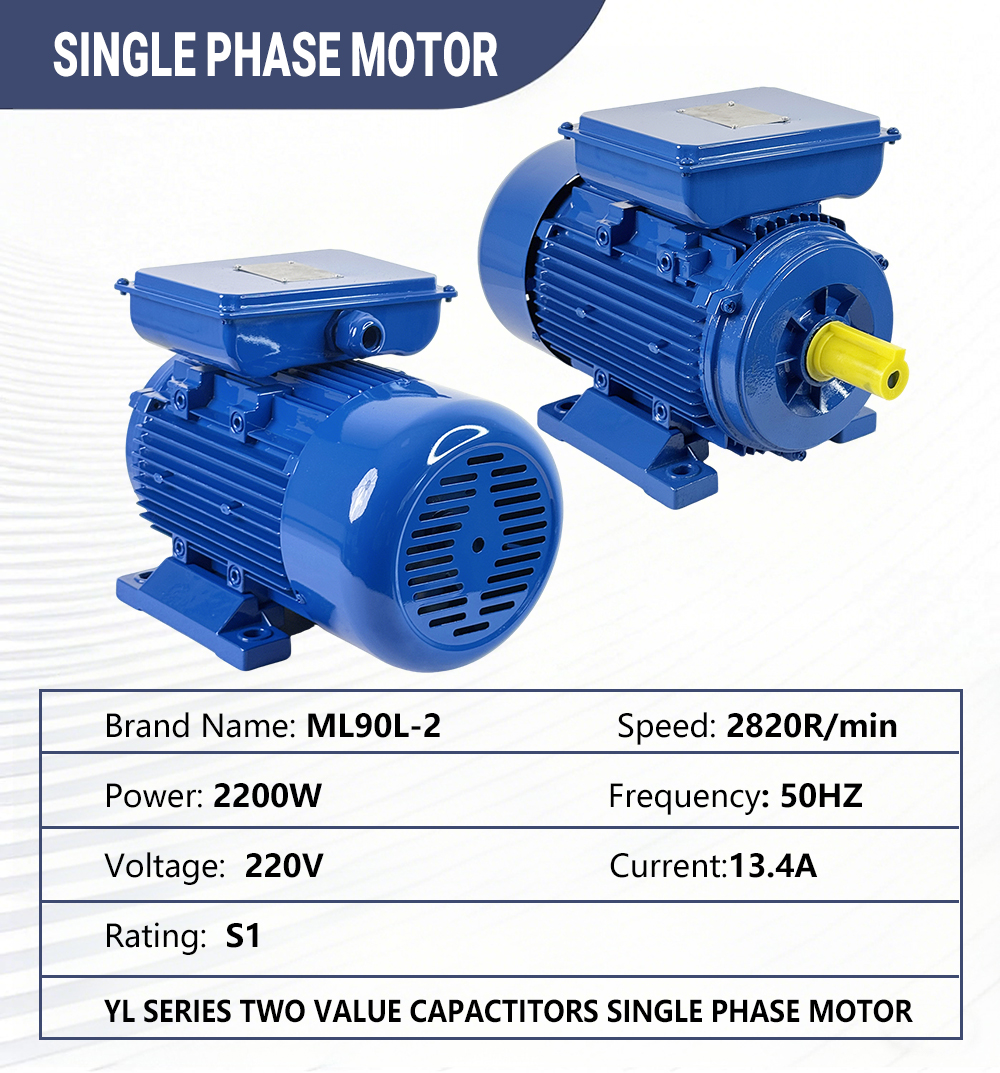 Efficient Durable Single-Phase Motor