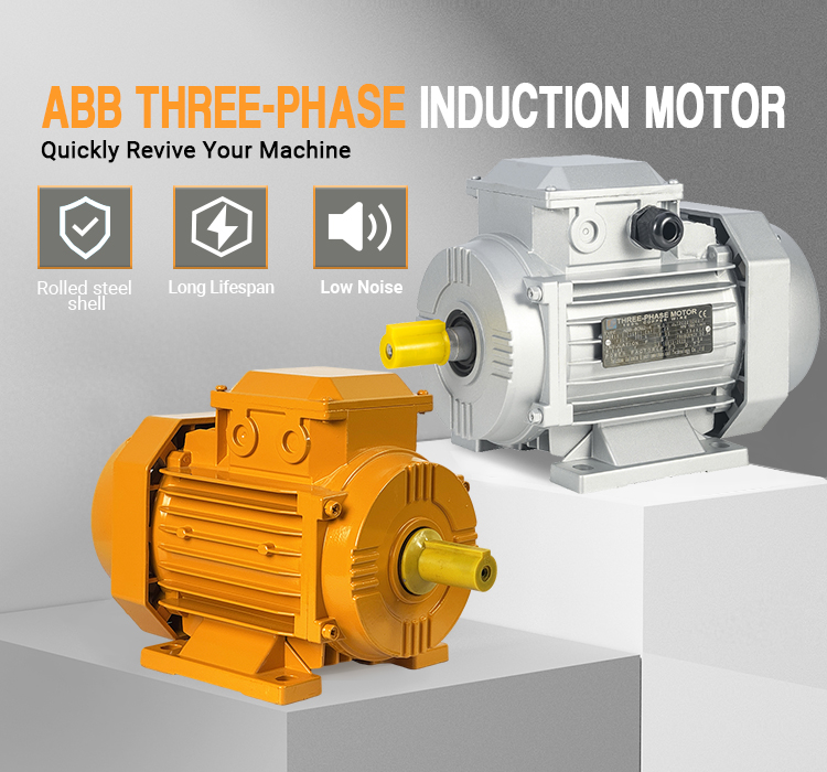 Reliable Industrial ABB Three-Phase Motor