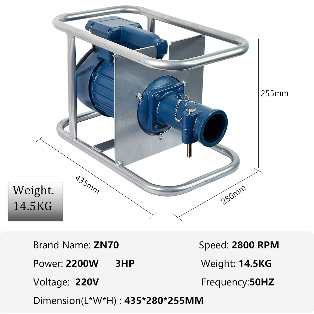 Portable Concrete ZN-70 Vibrator Motor
