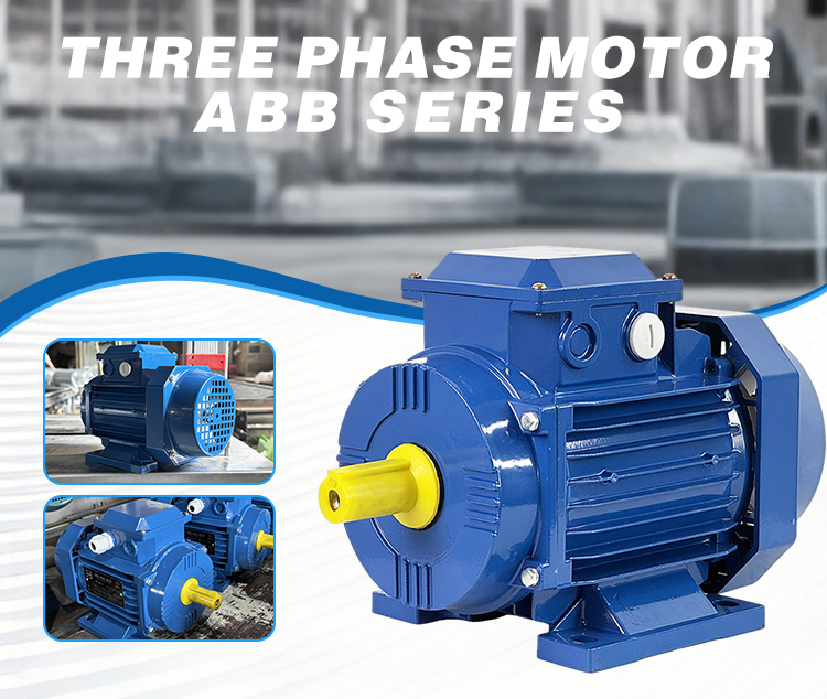 Durable Flange-Mounted ABB Motor