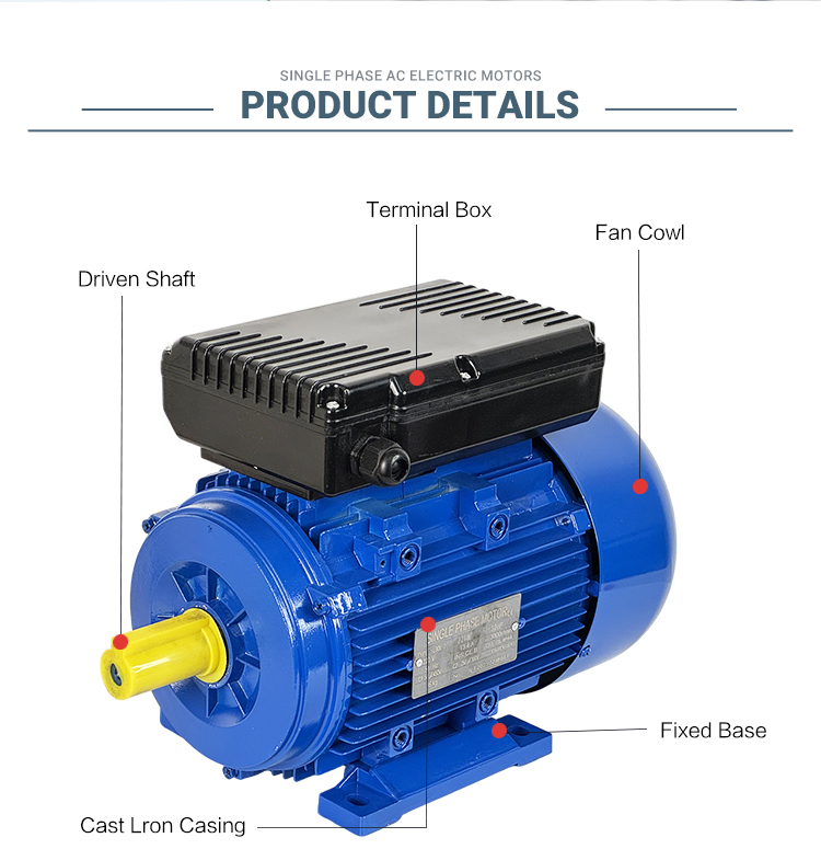 Reliable Single-Phase YL Series Electric Motor