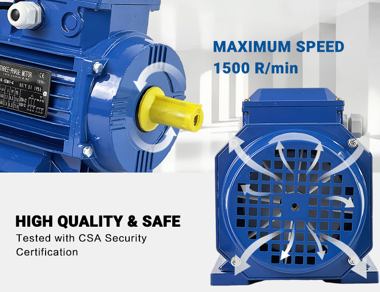 Durable Flange-Mounted ABB Motor