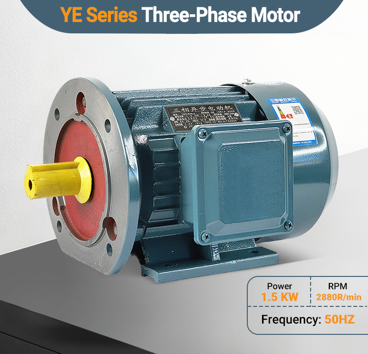 SGS verified factory production line and global shipping preparation for IE3 motors